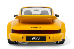 Porsche 911 964 Turbo S Speed Yellow GT Spirit 1:8 GTS801701 Hars — afbeelding 5 van 5