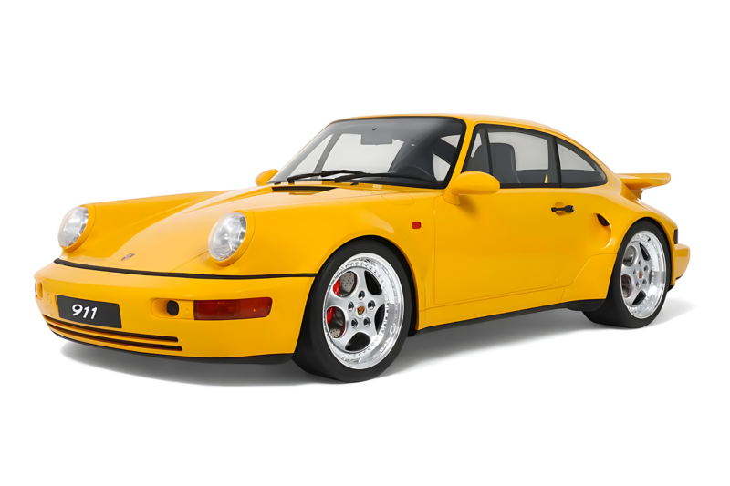Porsche 911 964 Turbo S Speed Yellow GT Spirit 1:8 GTS801701 Hars