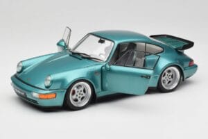 Porsche 911 964 Turbo Wimbledon Green Metallic Solido 1:18 S1803407 Metaal — afbeelding 2 van 8