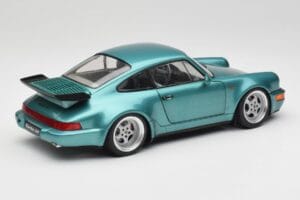 Porsche 911 964 Turbo Wimbledon Green Metallic Solido 1:18 S1803407 Metaal — afbeelding 3 van 8