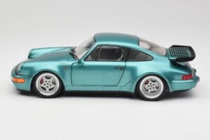 Porsche 911 964 Turbo Wimbledon Green Metallic Solido 1:18 S1803407 Metaal — afbeelding 4 van 8