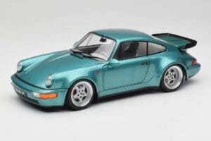 Porsche 911 964 Turbo Wimbledon Green Metallic Solido 1:18 S1803407 Metaal