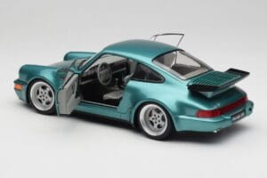 Porsche 911 964 Turbo Wimbledon Green Metallic Solido 1:18 S1803407 Metaal — afbeelding 5 van 8