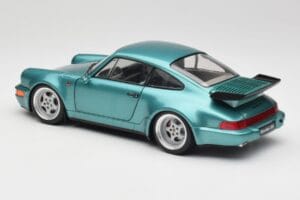 Porsche 911 964 Turbo Wimbledon Green Metallic Solido 1:18 S1803407 Metaal — afbeelding 7 van 8