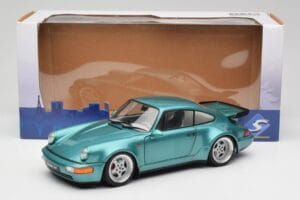 Porsche 911 964 Turbo Wimbledon Green Metallic Solido 1:18 S1803407 Metaal — afbeelding 8 van 8