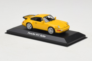 Porsche 911 964 Turbo Geel MaxiChamps 1:43 940069104 Metaal — afbeelding 3 van 4