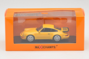 Porsche 911 964 Turbo Geel MaxiChamps 1:43 940069104 Metaal — afbeelding 4 van 4