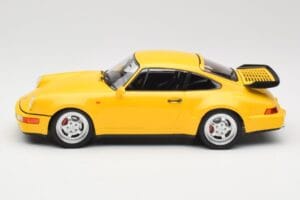 Porsche 911 964 Turbo Geel Minichamps 1:18 155069100 Metaal — afbeelding 3 van 6