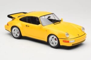 Porsche 911 964 Turbo Geel Minichamps 1:18 155069100 Metaal — afbeelding 4 van 6
