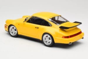 Porsche 911 964 Turbo Geel Minichamps 1:18 155069100 Metaal — afbeelding 5 van 6