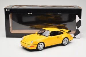 Porsche 911 964 Turbo Geel Minichamps 1:18 155069100 Metaal — afbeelding 6 van 6