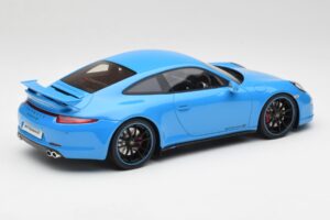 Porsche 911 991 Carrera 4S Aerokit Blauw GT Spirit 1:18 GT085 Hars — afbeelding 2 van 6