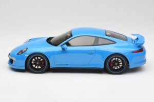 Porsche 911 991 Carrera 4S Aerokit Blauw GT Spirit 1:18 GT085 Hars — afbeelding 3 van 6
