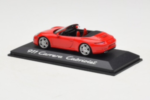 Porsche 911 991 Carrera Cabriolet Rood Minichamps 1:43 WAP0200120C Metaal — afbeelding 3 van 4