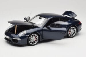 Porsche 911 991 Carrera S Blue Metallic Minichamps 1:18 WAP0210200C Metaal — afbeelding 2 van 8