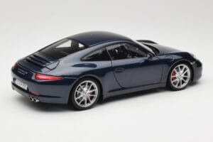 Porsche 911 991 Carrera S Blue Metallic Minichamps 1:18 WAP0210200C Metaal — afbeelding 3 van 8