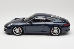 Porsche 911 991 Carrera S Blue Metallic Minichamps 1:18 WAP0210200C Metaal — afbeelding 4 van 8