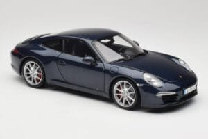 Porsche 911 991 Carrera S Blue Metallic Minichamps 1:18 WAP0210200C Metaal — afbeelding 6 van 8