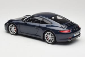 Porsche 911 991 Carrera S Blue Metallic Minichamps 1:18 WAP0210200C Metaal — afbeelding 7 van 8