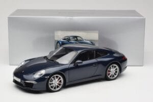 Porsche 911 991 Carrera S Blue Metallic Minichamps 1:18 WAP0210200C Metaal — afbeelding 8 van 8