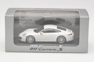 Porsche 911 991 Carrera S Wit IAA Frankfurt 2011 Minichamps 1:43 WAX20100090 Metaal — afbeelding 5 van 5