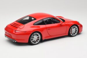 Porsche 911 991 Carrera S Guards Rood Minichamps 1:18 100061020 Metaal — afbeelding 3 van 8