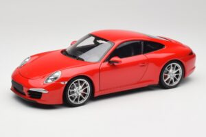 Porsche 911 991 Carrera S Guards Rood Minichamps 1:18 100061020 Metaal