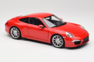 Porsche 911 991 Carrera S Guards Rood Minichamps 1:18 100061020 Metaal — afbeelding 6 van 8
