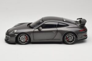 Porsche 911 991 GT3 Grey Metallic Minichamps 1:18 110062720 Metaal — afbeelding 4 van 8