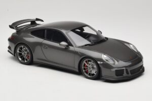 Porsche 911 991 GT3 Grey Metallic Minichamps 1:18 110062720 Metaal — afbeelding 6 van 8