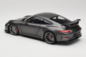 Porsche 911 991 GT3 Grey Metallic Minichamps 1:18 110062720 Metaal — afbeelding 7 van 8