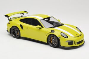 Porsche 911 991.1 GT3 RS Lizard Green & Stripes Minichamps 1:18 155066224 Metaal — afbeelding 4 van 6