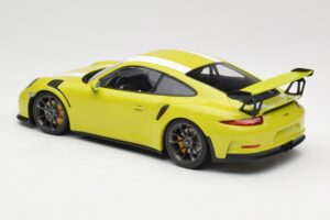 Porsche 911 991.1 GT3 RS Lizard Green & Stripes Minichamps 1:18 155066224 Metaal — afbeelding 5 van 6