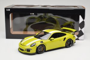 Porsche 911 991.1 GT3 RS Lizard Green & Stripes Minichamps 1:18 155066224 Metaal — afbeelding 6 van 6
