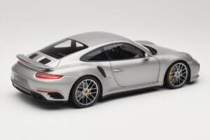 Porsche 911 991 Turbo S Zilver Minichamps 1:18 113067126 Metaal — afbeelding 3 van 8