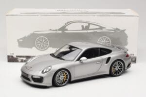 Porsche 911 991 Turbo S Zilver Minichamps 1:18 113067126 Metaal — afbeelding 8 van 8