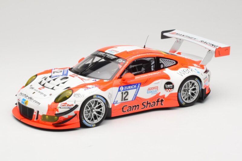 Porsche 911 991.1 GT3 R Manthey Racing #12 F. Klohs / P. Renauer 24 Hours Nurburgring 2017 Minichamps 1:18 155176912 Metaal