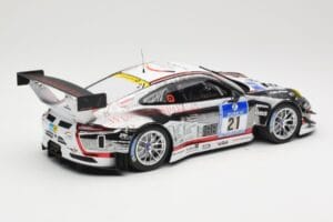 Porsche 911 991.1 GT3 R #21 WTM Racing J. Stursberg / V. Krumbach 24h Nurburgring 2016 Minichamps 1:18 155166021 Metaal — afbeelding 2 van 6
