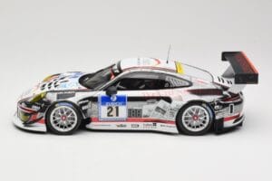 Porsche 911 991.1 GT3 R #21 WTM Racing J. Stursberg / V. Krumbach 24h Nurburgring 2016 Minichamps 1:18 155166021 Metaal — afbeelding 3 van 6