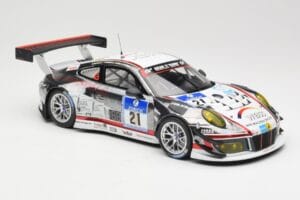 Porsche 911 991.1 GT3 R #21 WTM Racing J. Stursberg / V. Krumbach 24h Nurburgring 2016 Minichamps 1:18 155166021 Metaal — afbeelding 4 van 6