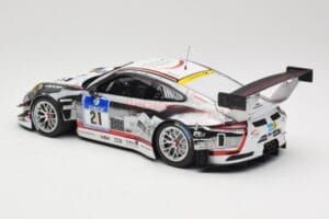 Porsche 911 991.1 GT3 R #21 WTM Racing J. Stursberg / V. Krumbach 24h Nurburgring 2016 Minichamps 1:18 155166021 Metaal — afbeelding 5 van 6