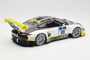 Porsche 911 991.1 GT3 R #911 Manthey Racing N. Tandy / E. Bamber 24h Nurburgring 2016 Minichamps 1:18 155166911 Metaal — afbeelding 2 van 6