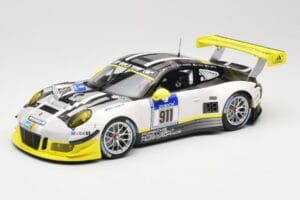 Porsche 911 991.1 GT3 R #911 Manthey Racing N. Tandy / E. Bamber 24h Nurburgring 2016 Minichamps 1:18 155166911 Metaal