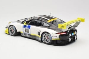 Porsche 911 991.1 GT3 R #911 Manthey Racing N. Tandy / E. Bamber 24h Nurburgring 2016 Minichamps 1:18 155166911 Metaal — afbeelding 5 van 6