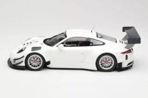 Porsche 911 991.1 GT3 R Wit Met Zilveren Velgen Minichamps 1:18 153166000 Metaal — afbeelding 3 van 6