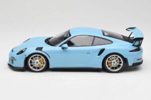 Porsche 911 991.1 GT3 RS Blauw Matte Velgen Minichamps 1:18 153066235 Metaal — afbeelding 3 van 6