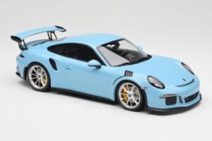 Porsche 911 991.1 GT3 RS Blauw Matte Velgen Minichamps 1:18 153066235 Metaal — afbeelding 4 van 6