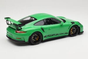 Porsche 911 991.1 GT3 RS Groen Zwarte Velgen Minichamps 1:18 153066228 Metaal — afbeelding 2 van 6