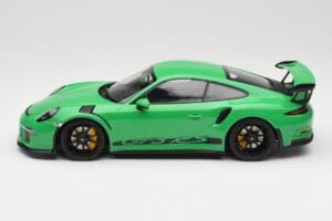 Porsche 911 991.1 GT3 RS Groen Zwarte Velgen Minichamps 1:18 153066228 Metaal — afbeelding 3 van 6