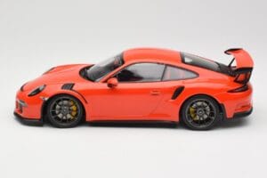 Porsche 911 991.1 GT3 RS Lava Orange Minichamps 1:18 155066220 Metaal — afbeelding 3 van 6